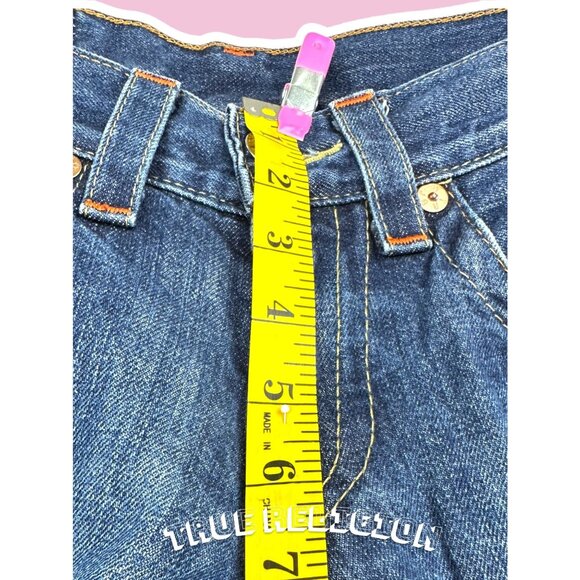 True Religion Womens Jeans 27 Blue Denim Made In USA 100% Cotton - Picture 7 of 16